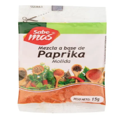 Especie Sabemas Paprika Paquete - 15gr